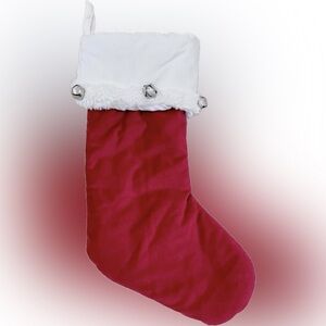 Pottery Barn Kids Luxe Velvet Bells Stocking